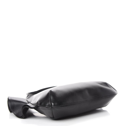 Valentino Garavani Nappa Atelier 04 Rouches Edition Small Ruffle Hobo Black 4 of 9