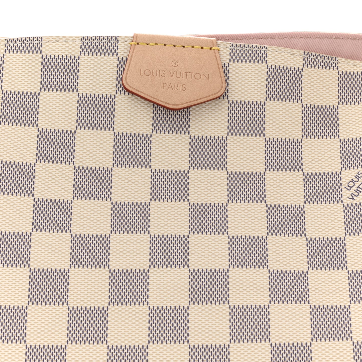 Damier Azur Graceful PM Rose Ballerine