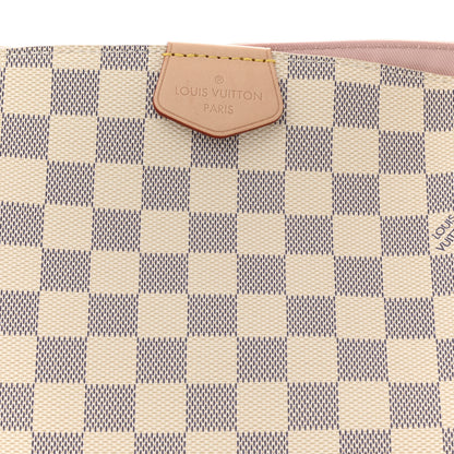 Louis Vuitton Damier Azur Graceful PM Rose Ballerine 7 of 9