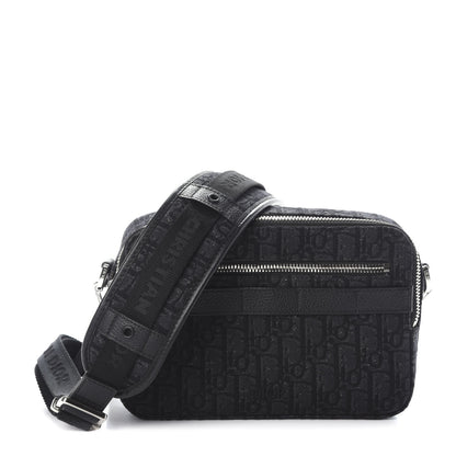 Christian Dior HOMME Oblique Safari Messenger Black 1 of 9