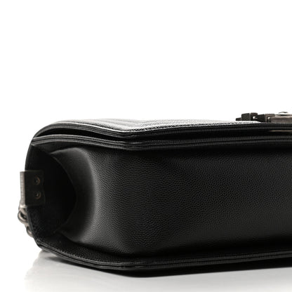 Chanel Caviar Quilted Medium Boy Flap Black 5 of 9