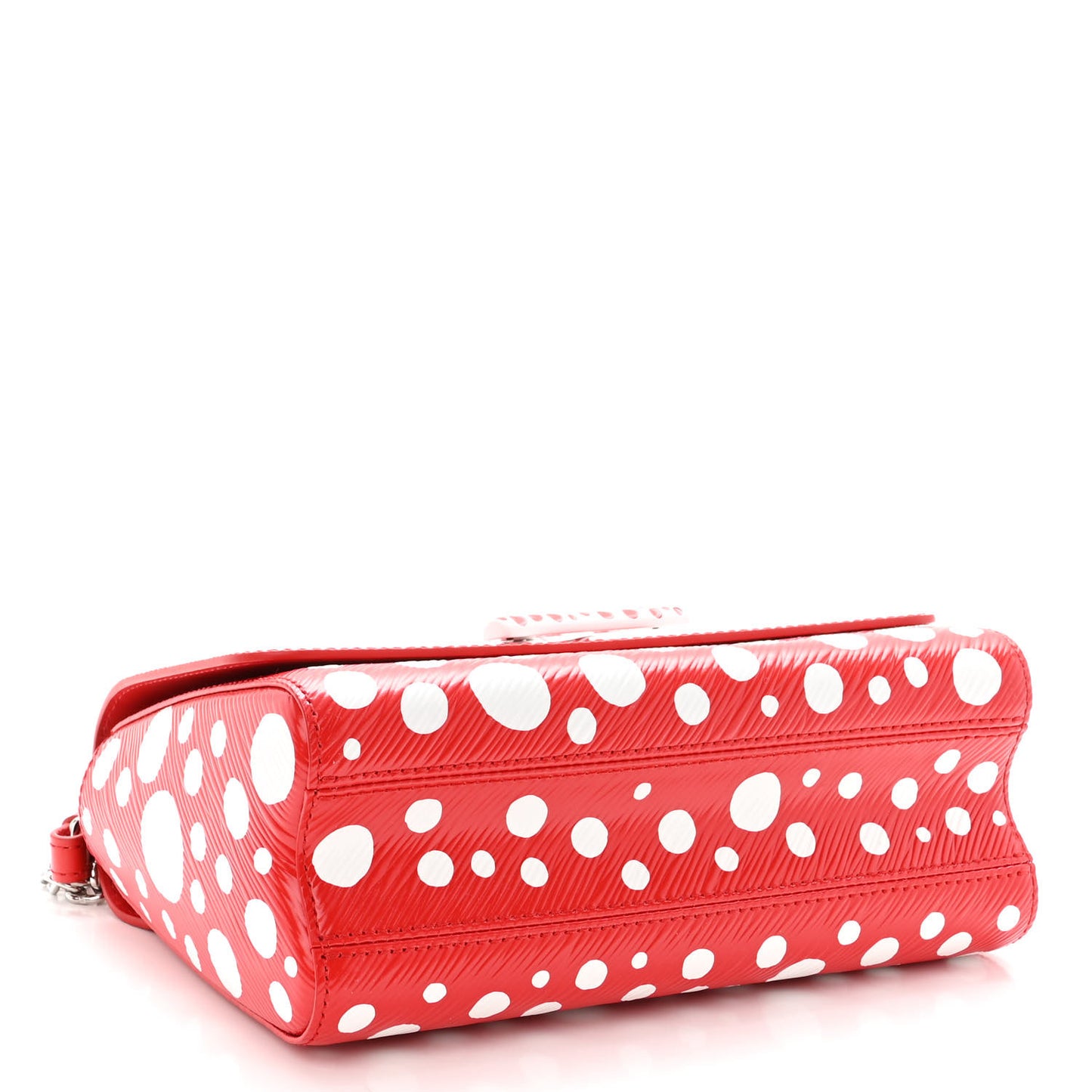 LV X YK Epi Infinity Dots Twist Shoulder Bag MM Red