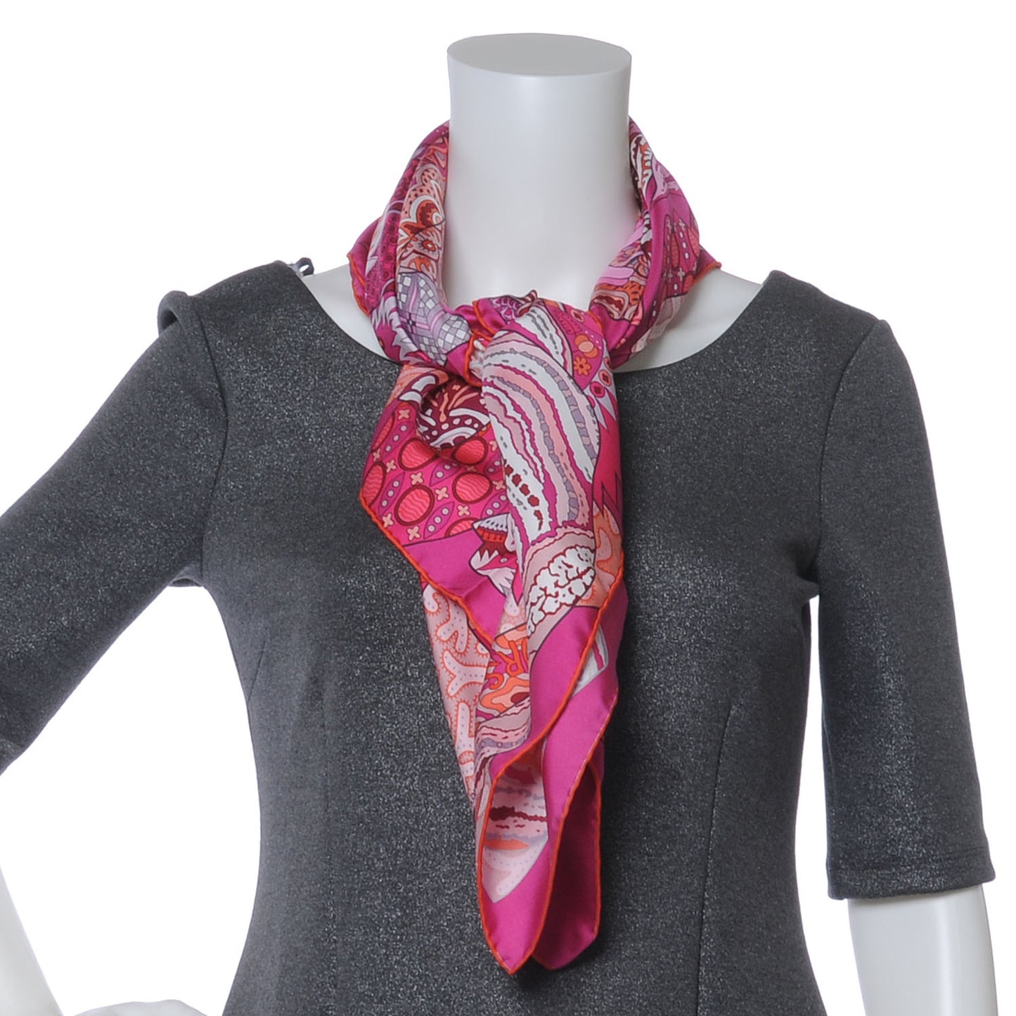 Silk Fleurs D Indiennes Scarf 90