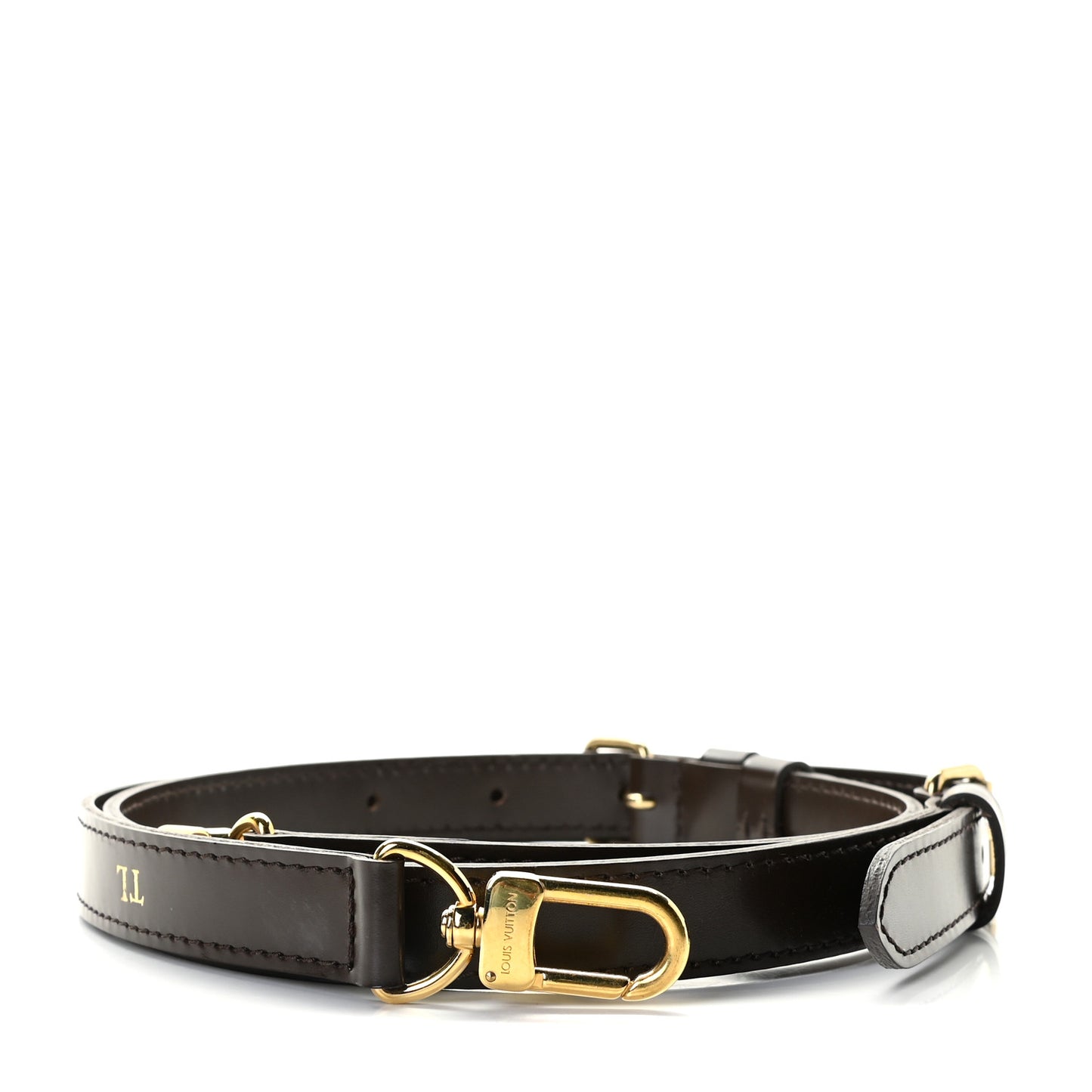 Calfskin Adjustable Bandouliere Shoulder Strap Brown