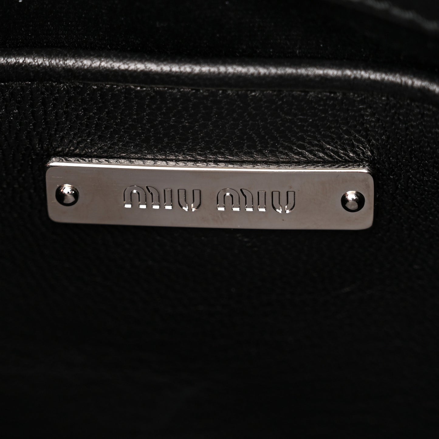 Nappa Matelasse Top Handle Bag Black