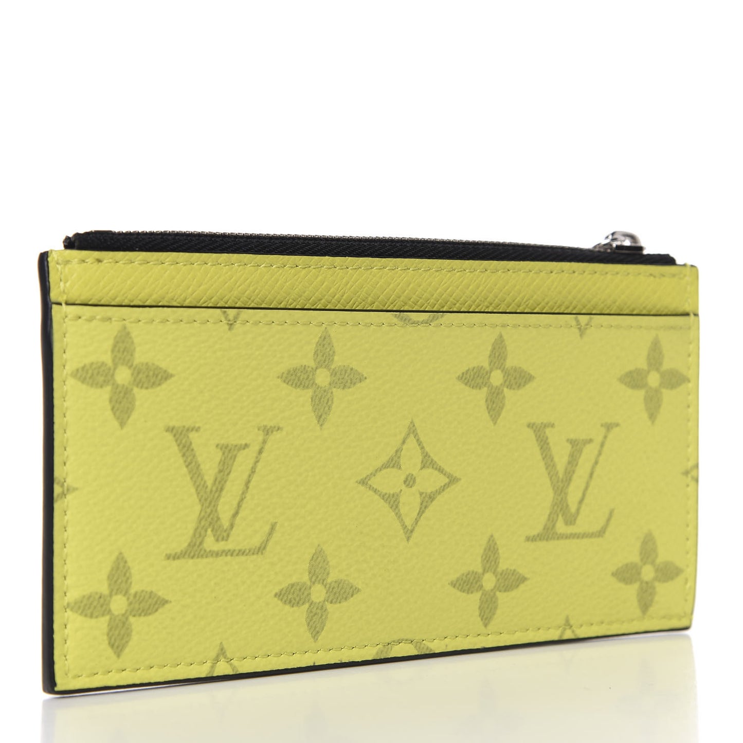 Monogram Taiga Coin Card Holder Yellow