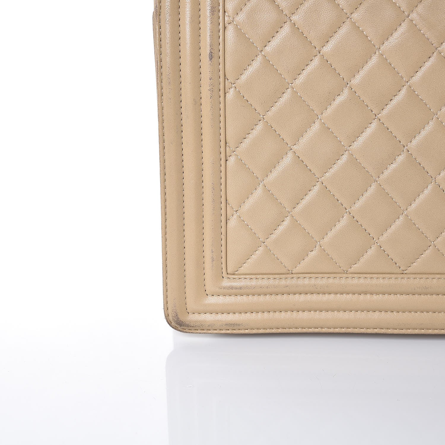 Chanel Lambskin Quilted New Medium Boy Flap Beige 14 of 18