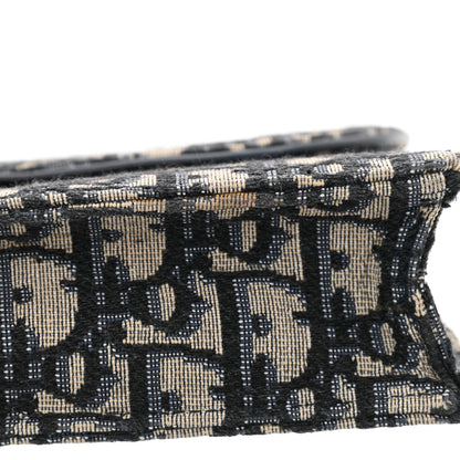 Christian Dior Oblique Saddle Chain Pouch Blue 8 of 8