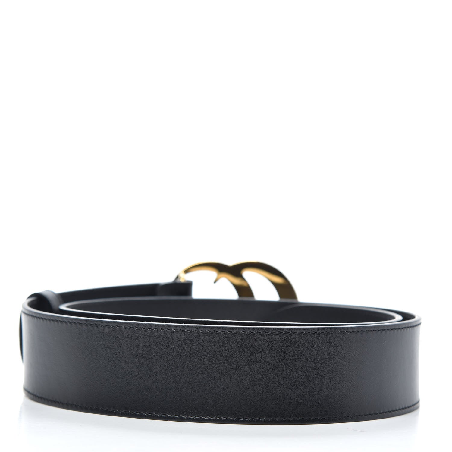 Gucci Plutone Calfskin Double G 40mm Belt 85 34 Black 2 of 4