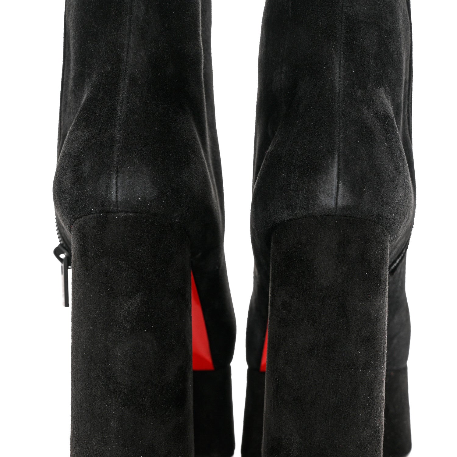 Christian Louboutin Veau Velours Izamayeah 130 Platform Boots 39.5 Black 8 of 9