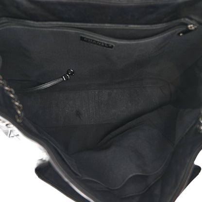 Chanel Calfskin Quilted Flap Tote Black 5 of 10