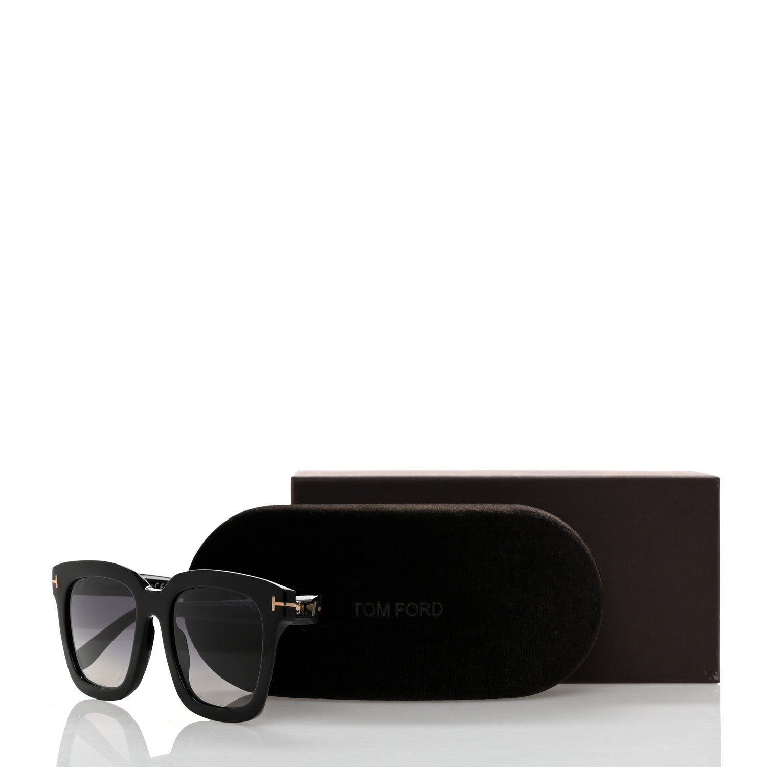 Tom Ford Square Sari TF690 Sunglasses Black 1423659 – FASHIONPHILE