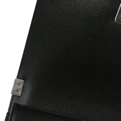 Chanel Caviar Quilted Medium Boy Flap Black 12 of 13