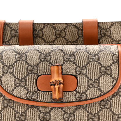 Gucci GG Supreme Monogram Web Bamboo Mini 1947 Belt Bag 80 32 Beige 9 of 11