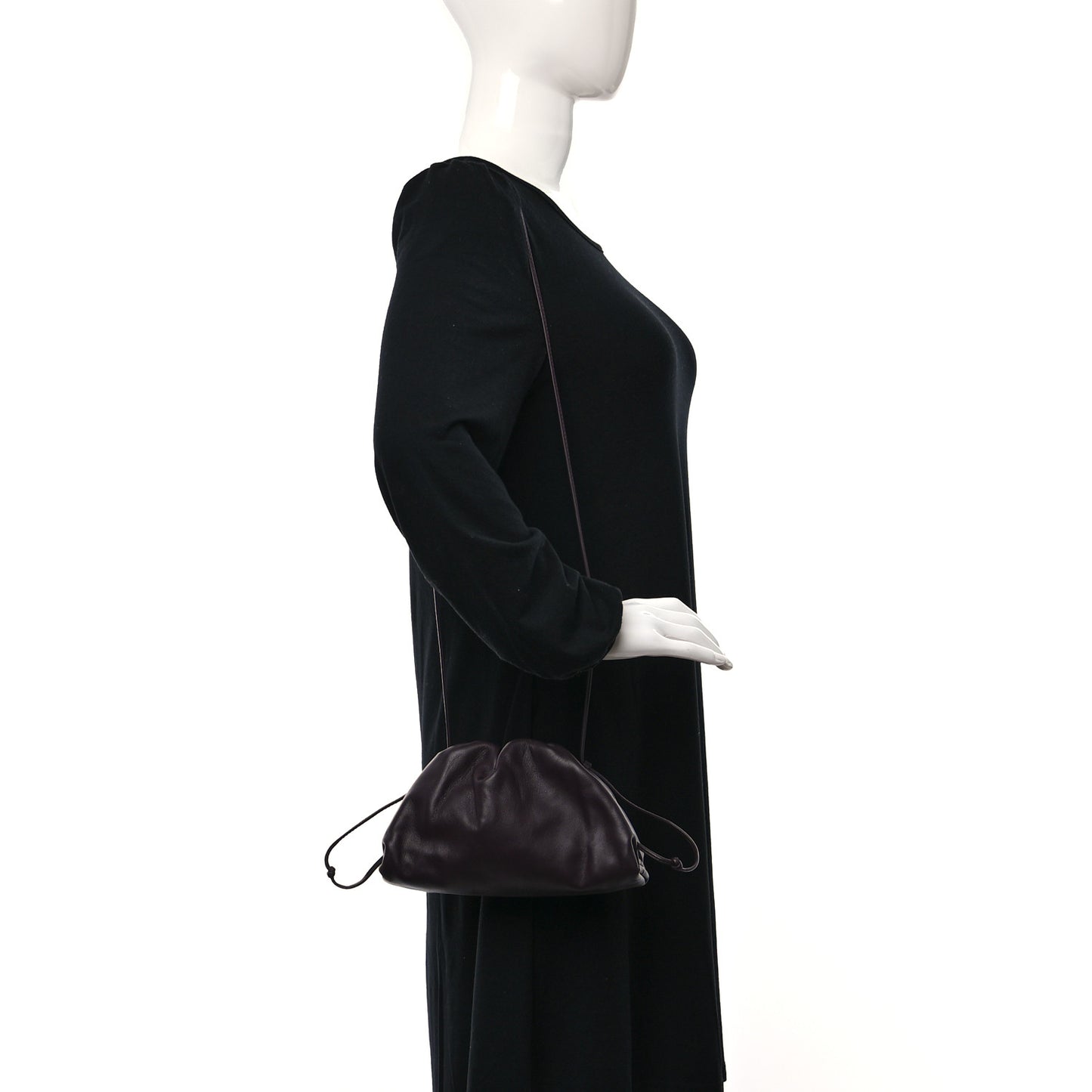 Butter Calfskin The Mini Pouch Grape