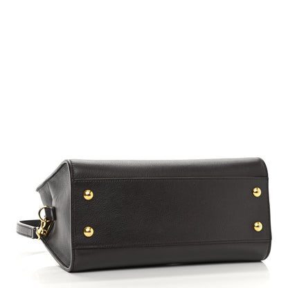 Saint Laurent Calfskin Monogram Baby Cabas Brown 4 of 10