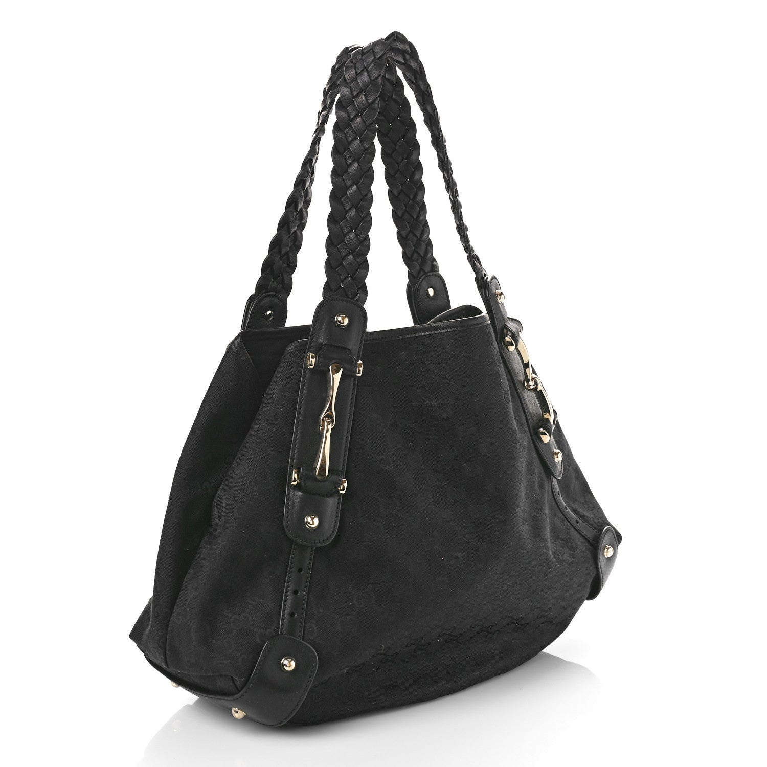 Gucci Monogram Medium Pelham Shoulder Bag Black 3 of 11