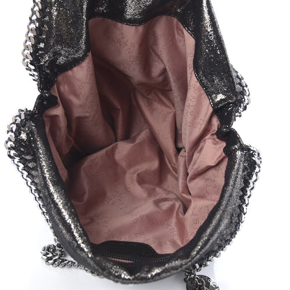 Stella McCartney Chamois Shiny Dotted Falabella Fold Over Tote Ruthenium 5 of 10