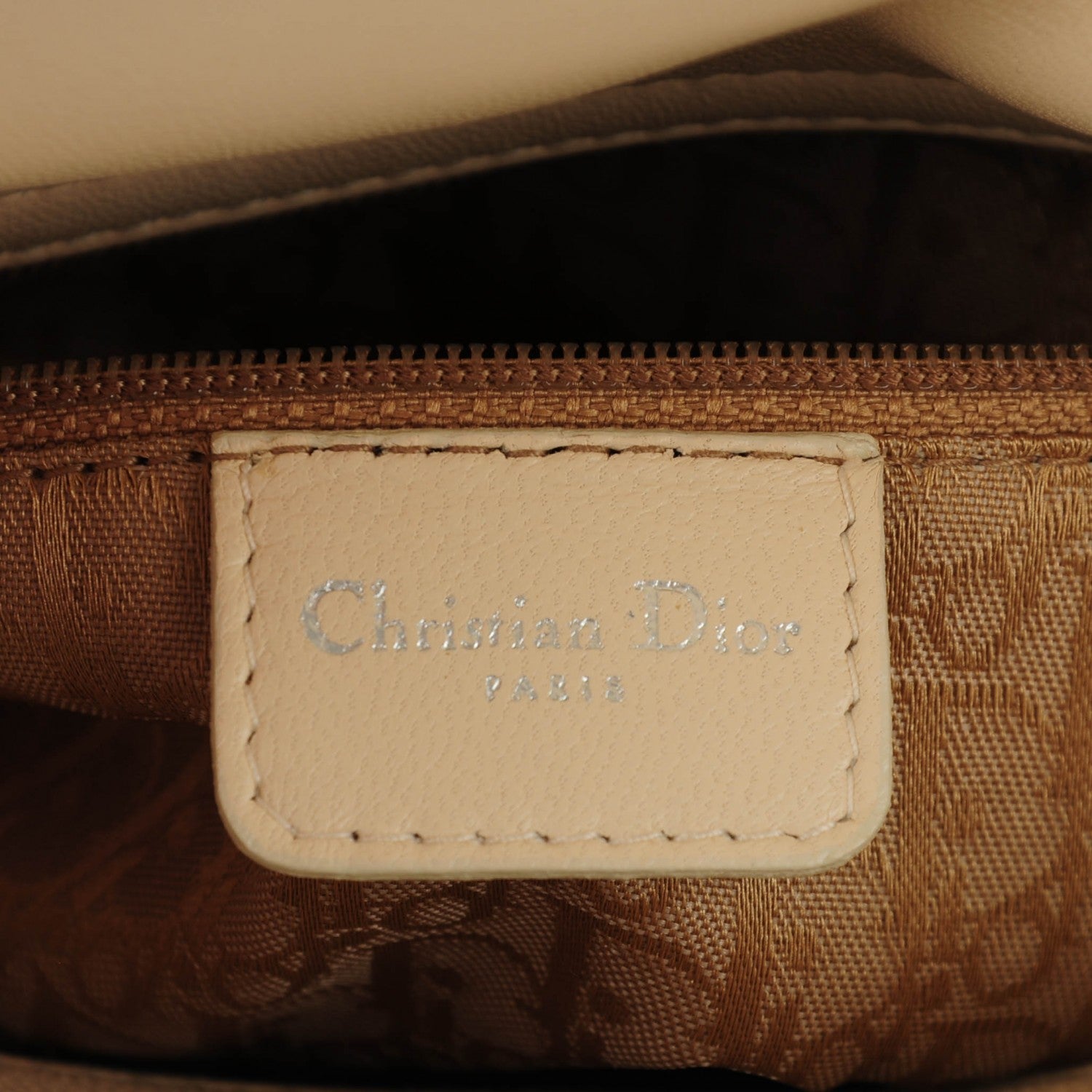 Christian Dior Lambskin Cannage Mini Lady Dior Light Beige 6 of 9