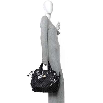 Gucci Crystal Monogram Hysteria Tote Navy Blue 2 of 10
