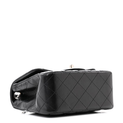Chanel Lambskin Quilted Mini Square Flap Black 4 of 16