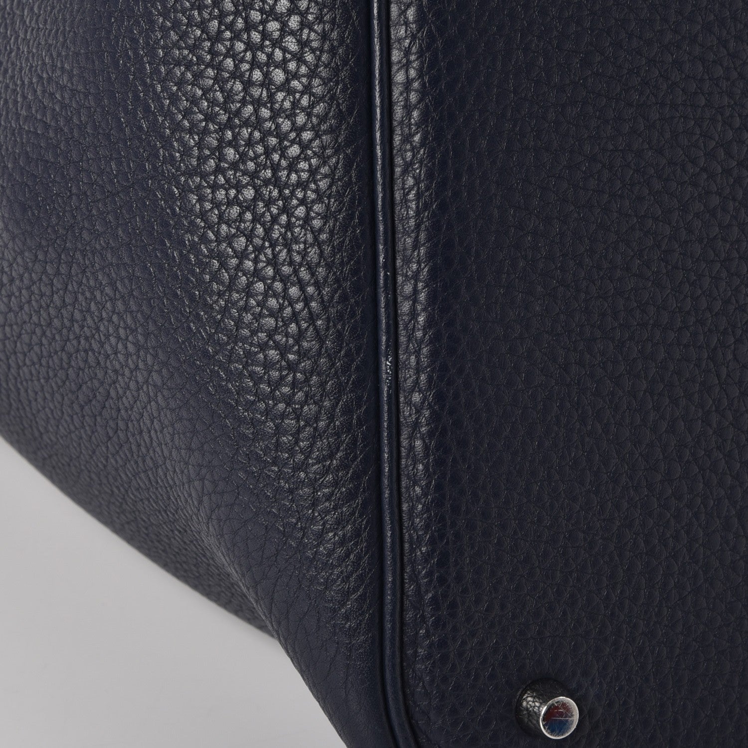 Hermes Taurillon Clemence Picotin Lock 26 GM Bleu Nuit 8 of 8