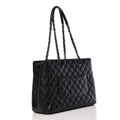 Chanel Caviar Quilted City Shopping Tote Black 3 of 16