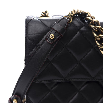 Chanel Calfskin Quilted Large Perfect Edge Flap Black 10 of 11