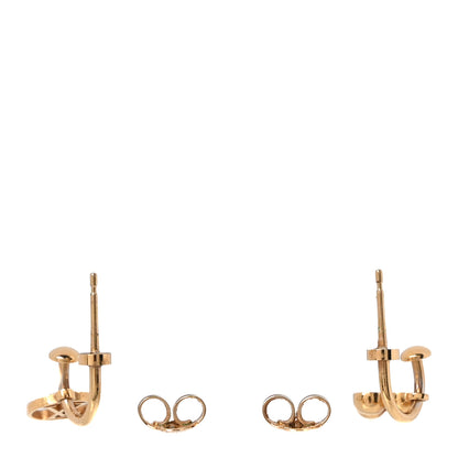 Louis Vuitton Brass Blooming Earrings Gold 3 of 5