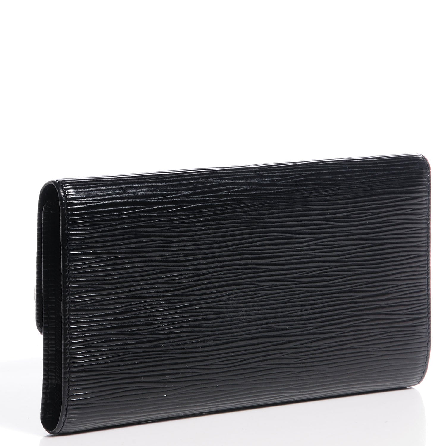 Louis Vuitton Epi Porte Tresor International Wallet Black 3 of 8