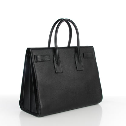 Saint Laurent Grained Calfskin Large Sac De Jour Carryall Black 3 of 7
