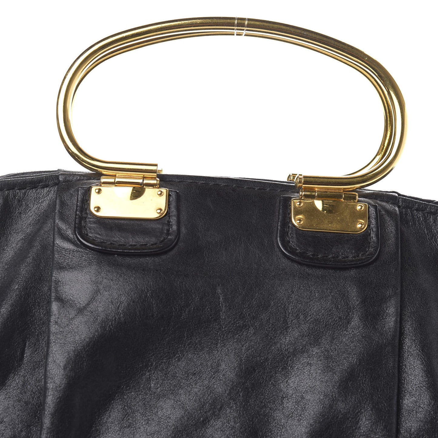 Vitello Vintage Tote Black