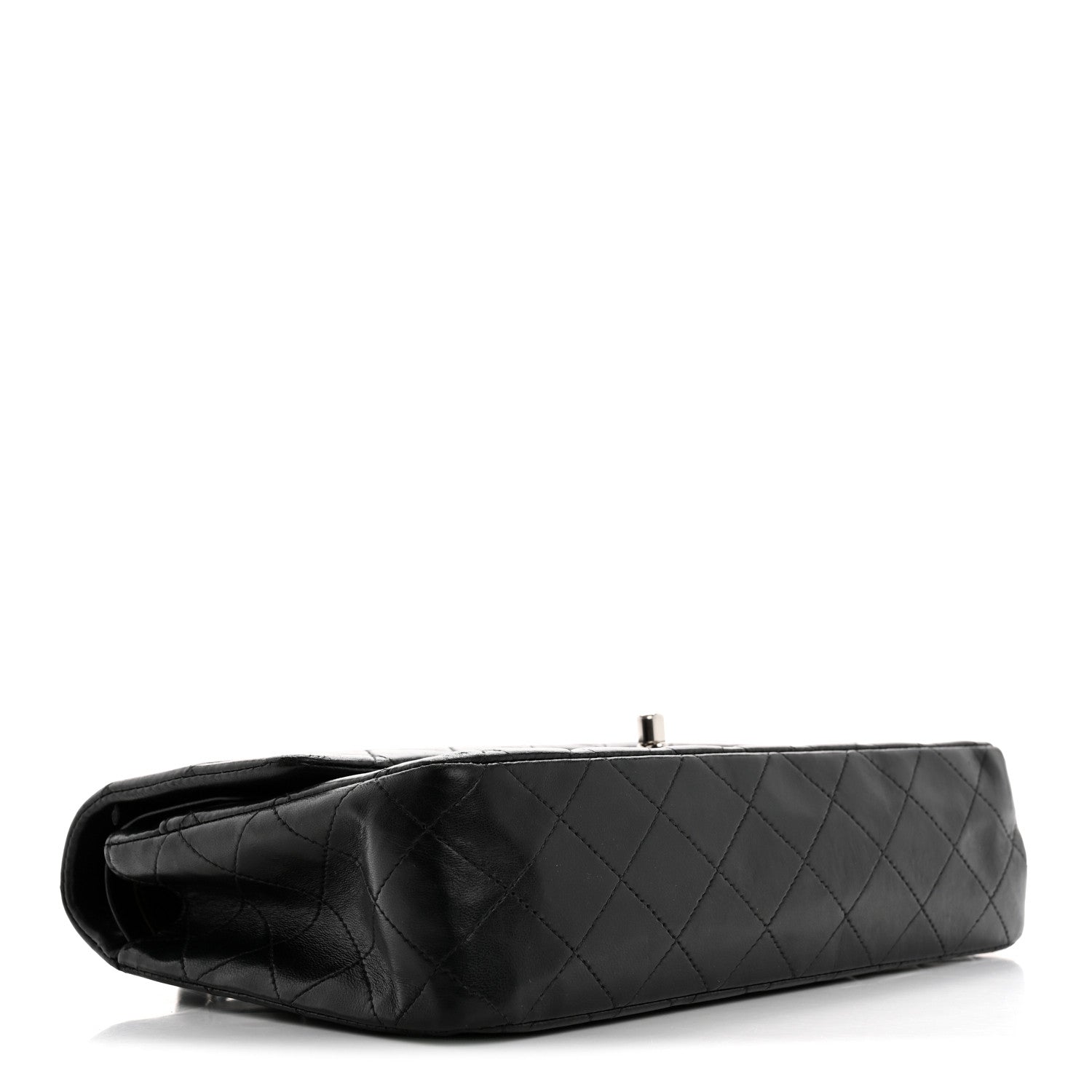 Chanel Lambskin Quilted Medium Double Flap Black 4 of 15