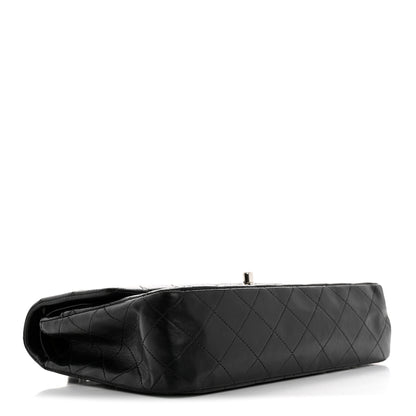 Chanel Lambskin Quilted Medium Double Flap Black 4 of 15
