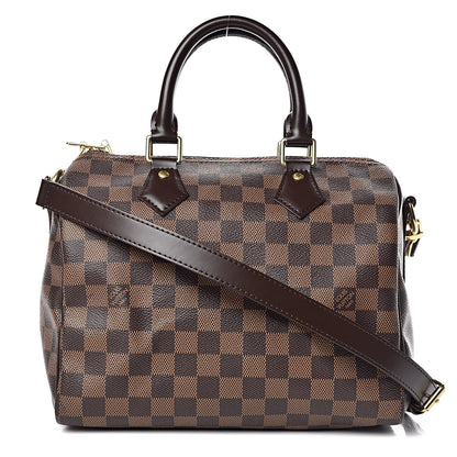 Louis Vuitton Damier Ebene Speedy Bandouliere 25 1 of 12