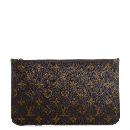 Louis Vuitton Monogram Neverfull MM GM Pochette Fuchsia 1 of 8