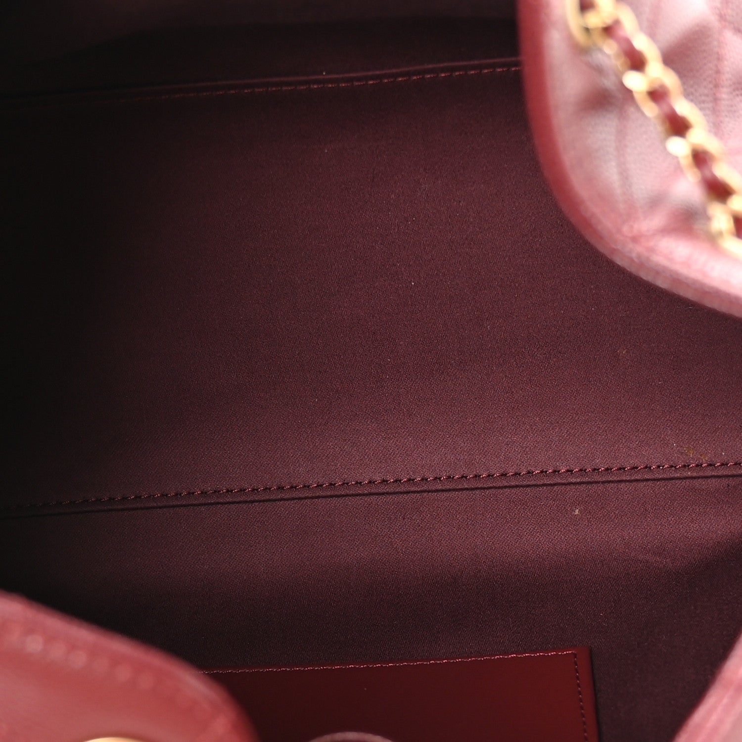 Chanel Caviar Quilted Small Chanel 25 Handbag Burgundy 5 of 10