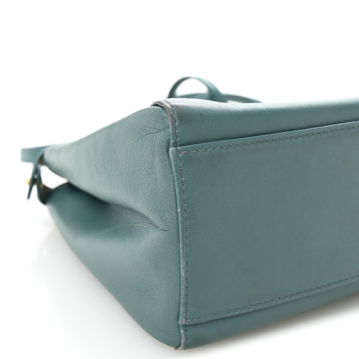 Fendi Nappa Mini Peekaboo Iconic Satchel Pound 9 of 13