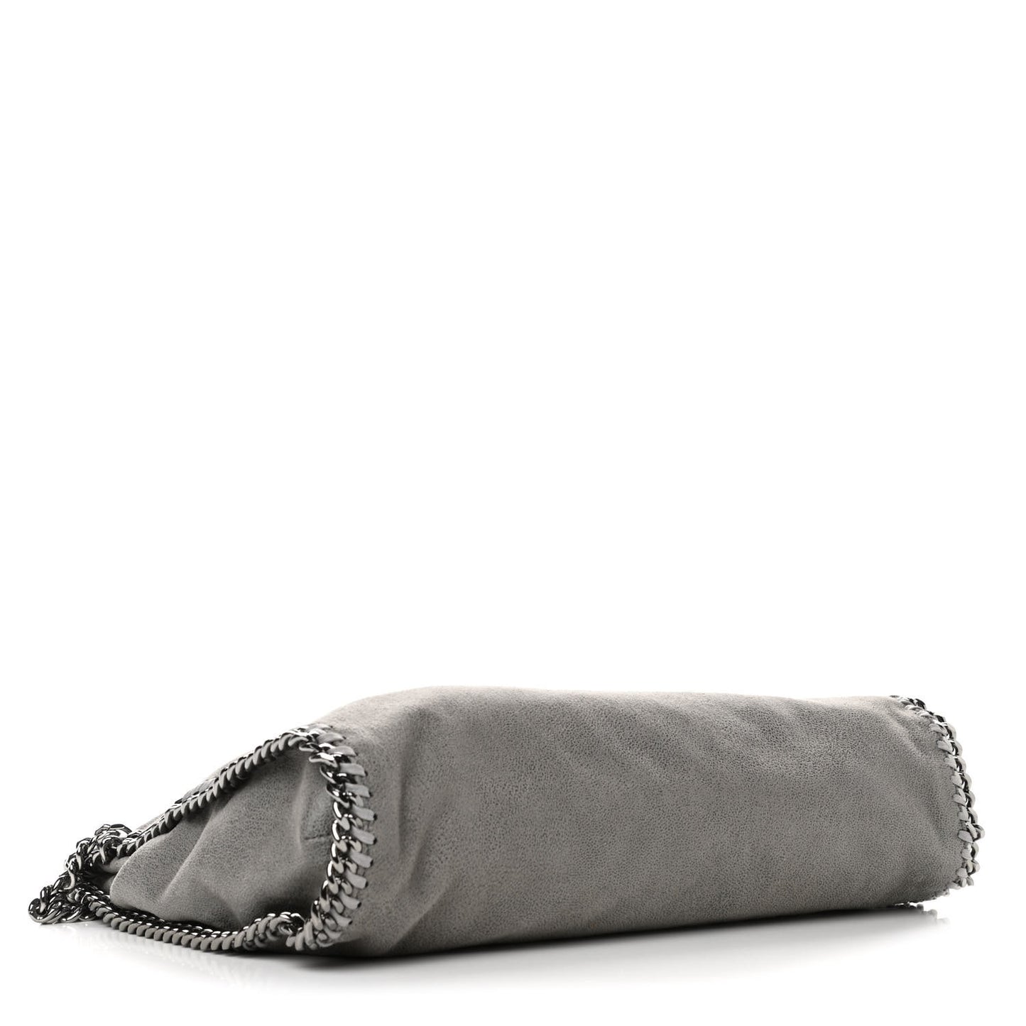 Shaggy Deer Falabella Fold Over Tote Grey