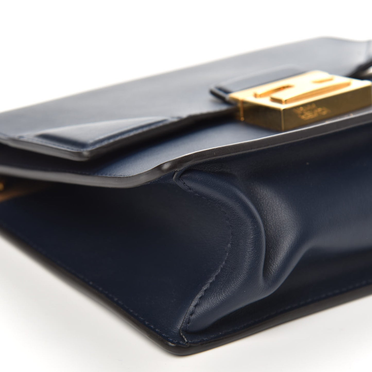 Vitello Grace Matte Small Kan U Shoulder Bag Midnight