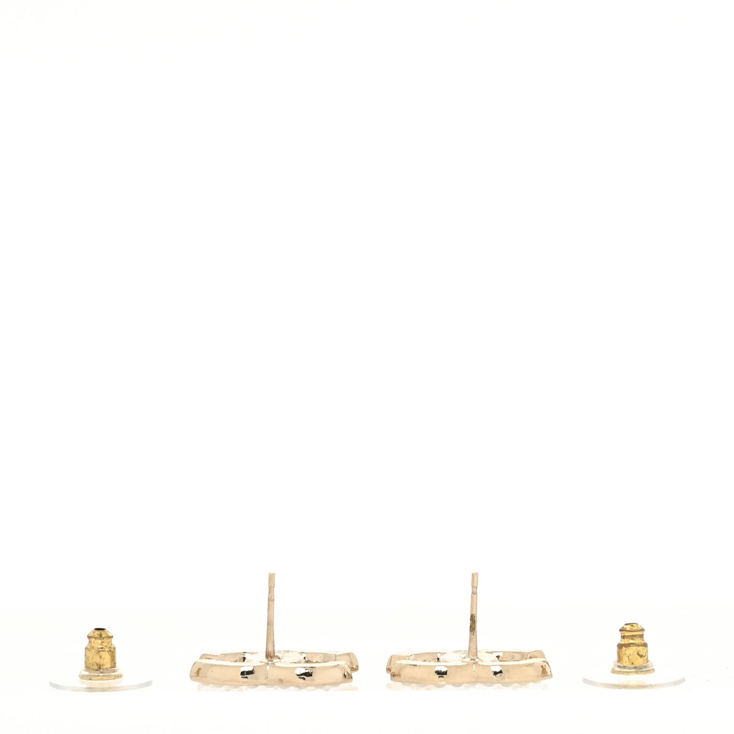 Pearl CC Earrings Gold