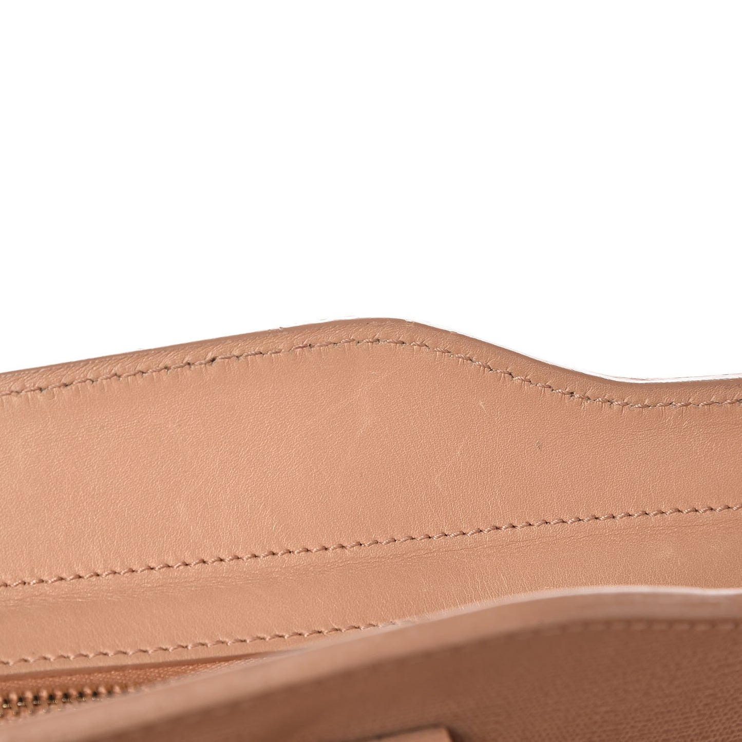 Textured Calfskin Large Cabas ChYc Beige
