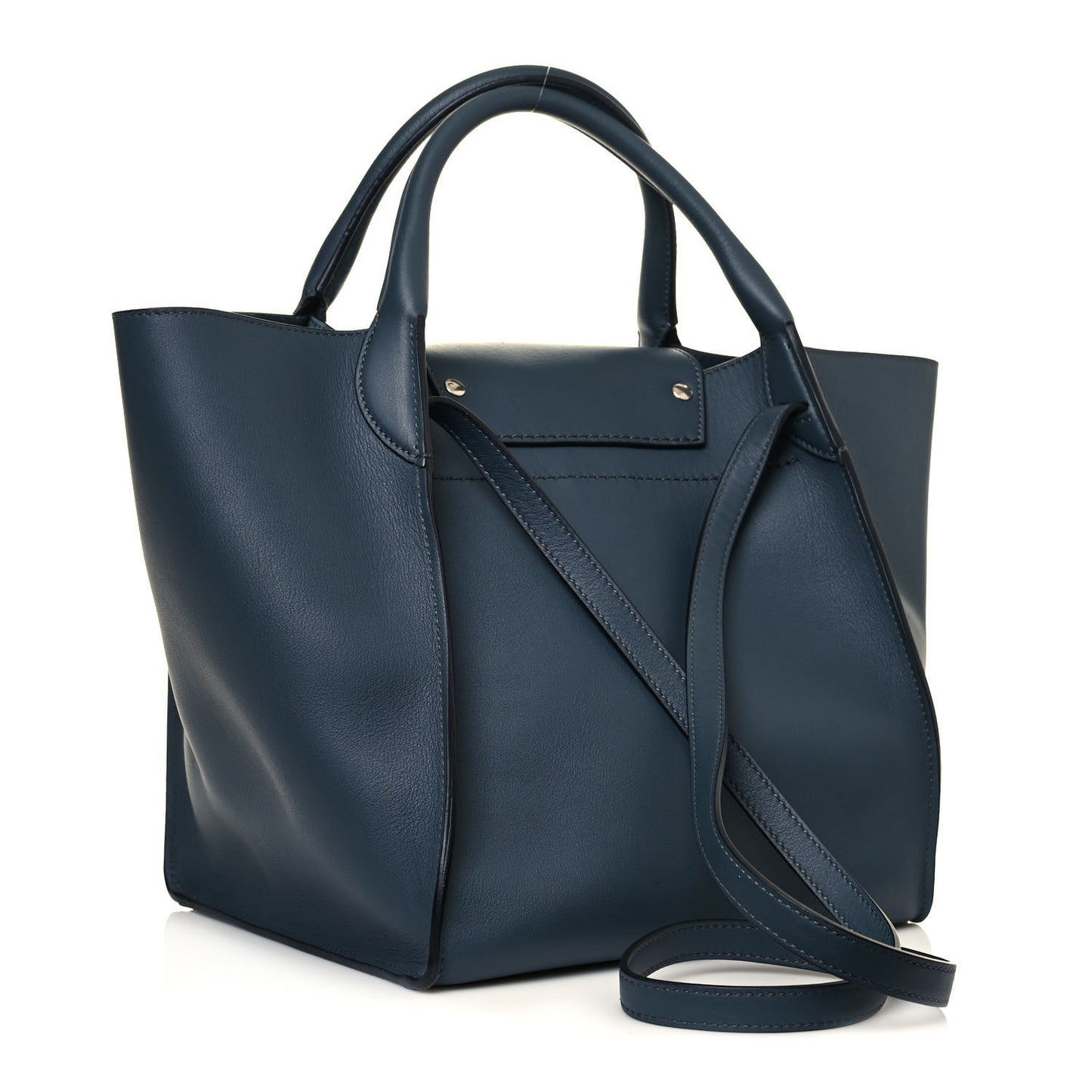 Smooth Calfskin Small Big Bag Slate