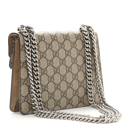Gucci GG Supreme Monogram Mini Dionysus Shoulder Bag Taupe 3 of 9