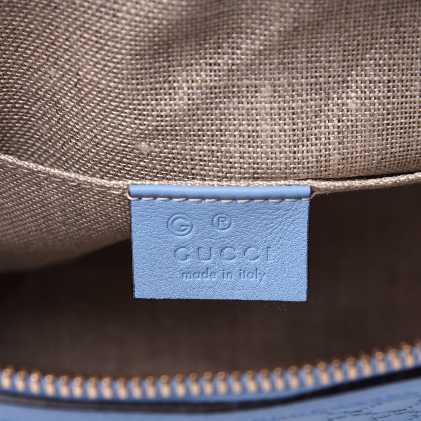 Microguccissima Mini Dome Bag Mineral Blue