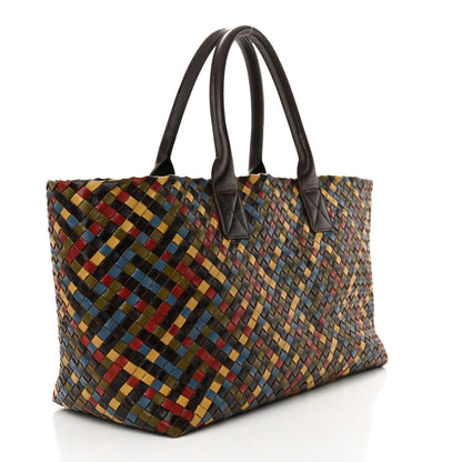 Bottega Veneta Nappa Intrecciato Medium Cabat Multicolor 4 of 16