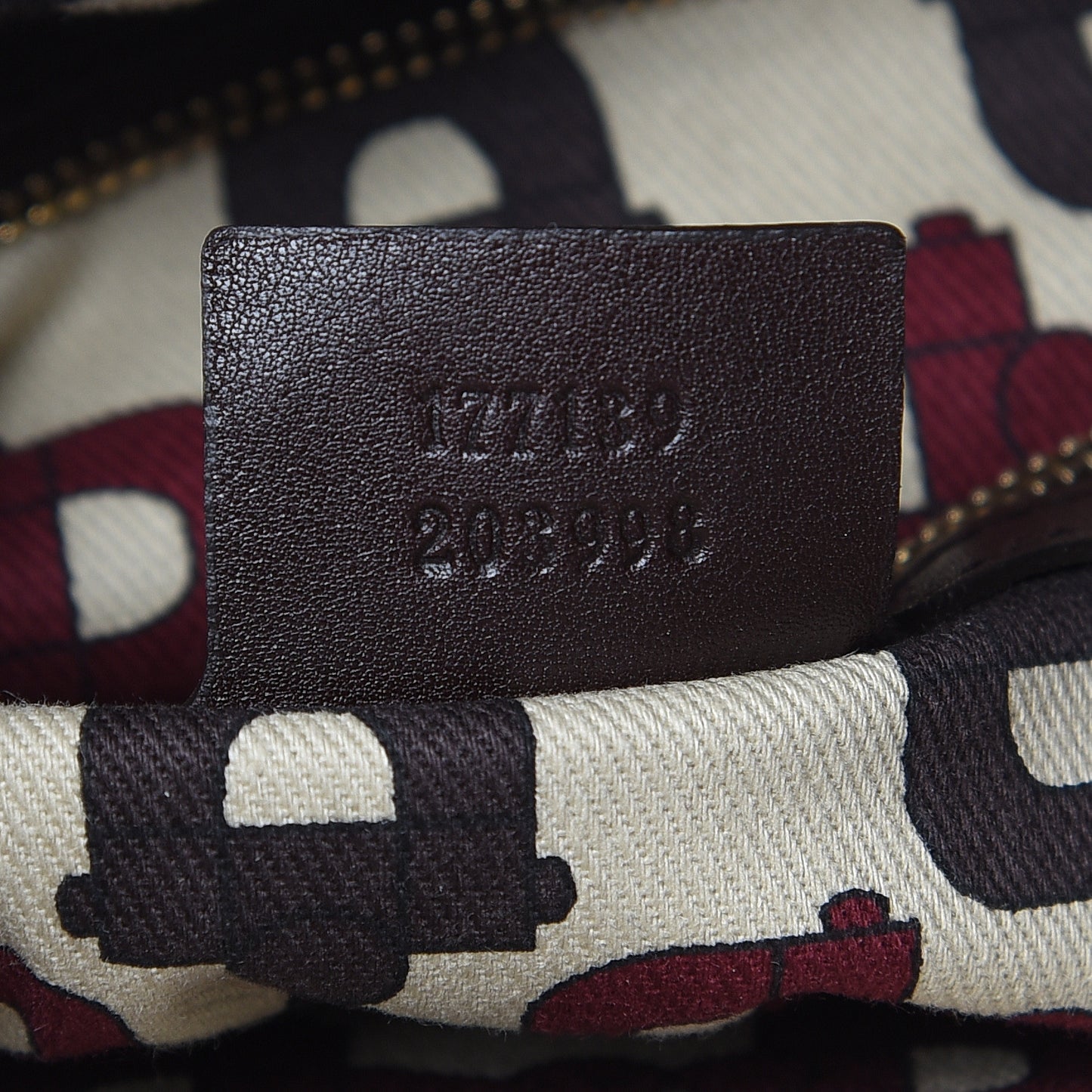 Guccissima Medium Indy Top Handle Hobo Dark Brown