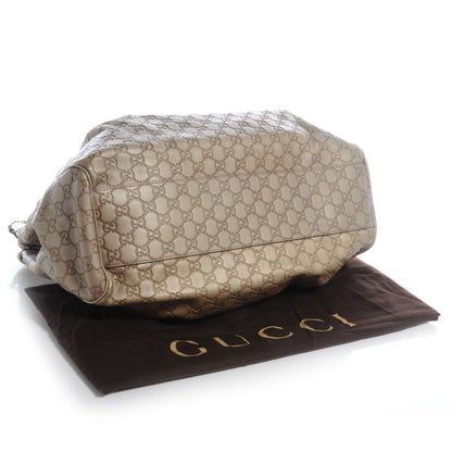 Gucci Guccissima Large Sukey Champagne 4 of 7