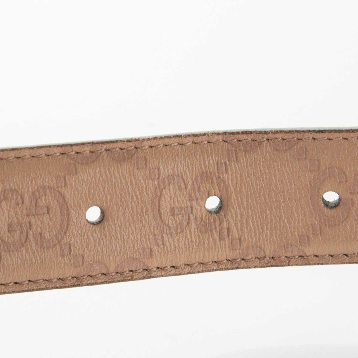 Guccissima Interlocking G Belt 85 34 Winter Rose