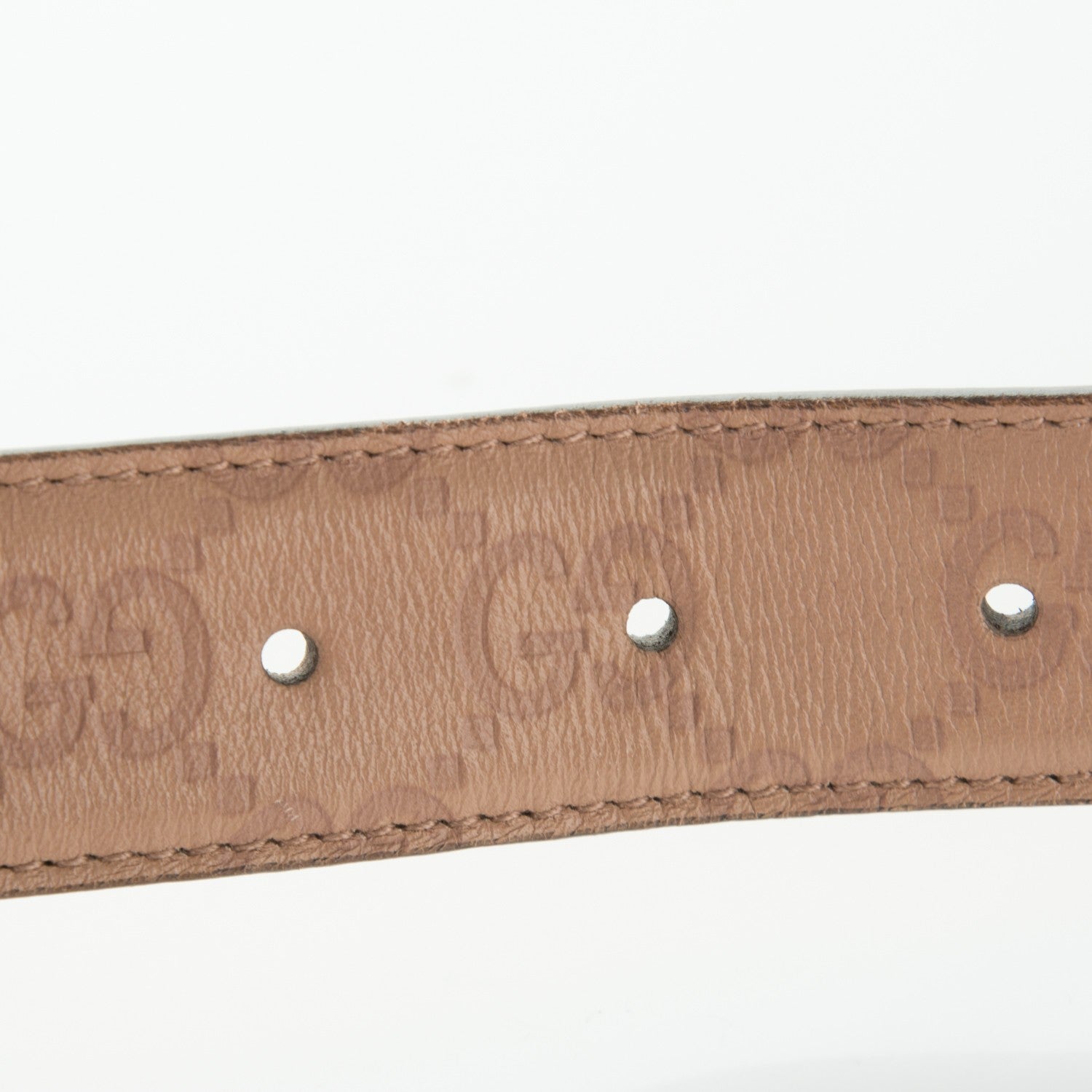 Gucci Guccissima Interlocking G Belt 85 34 Winter Rose 6 of 6